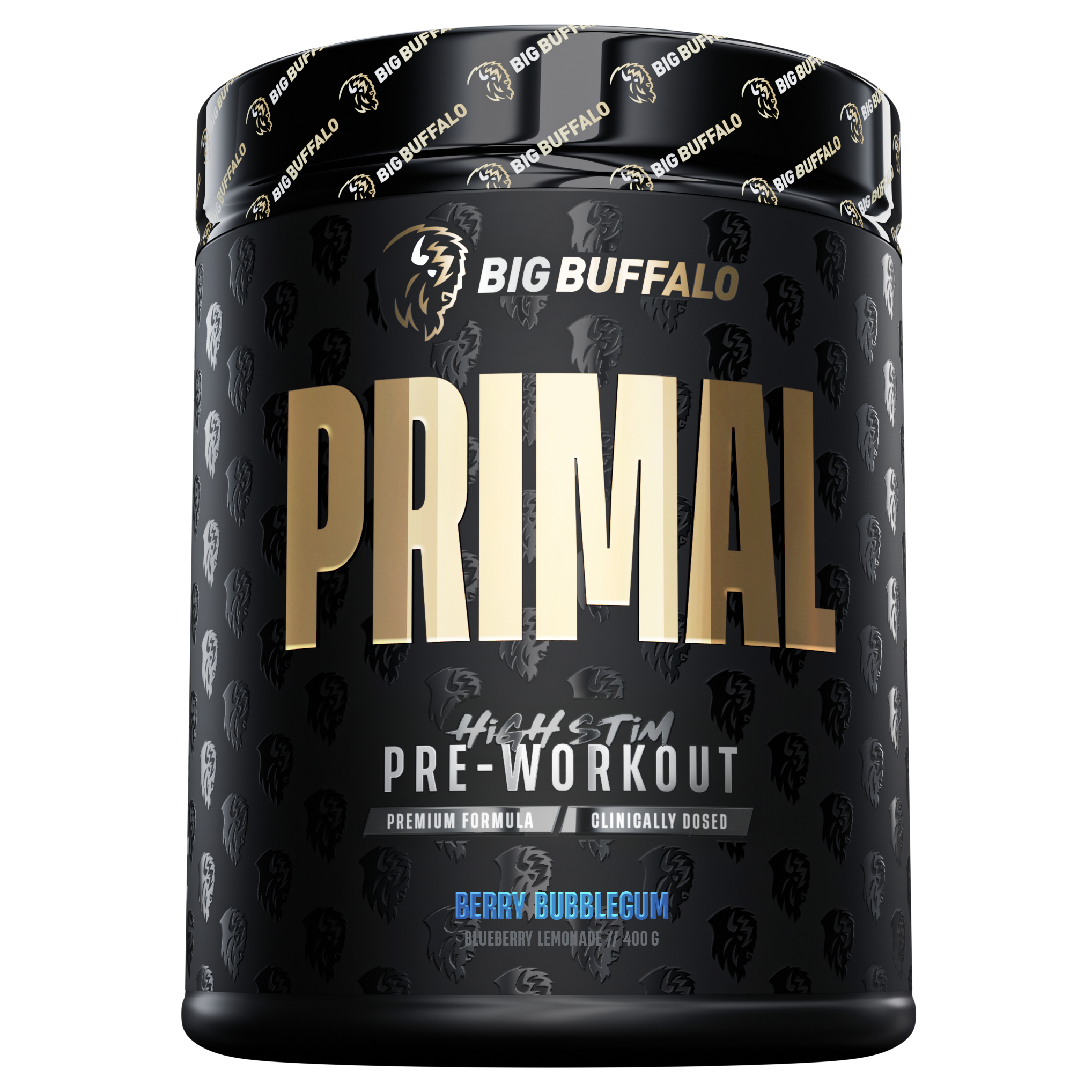 Big Buffalo Primal Pre-Workout Berry Bubblegum