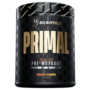 Big Buffalo Primal Pump Pre workout Peach Pumps