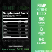 Big Buffalo Primal Pump V2 Pre-Workout - Label