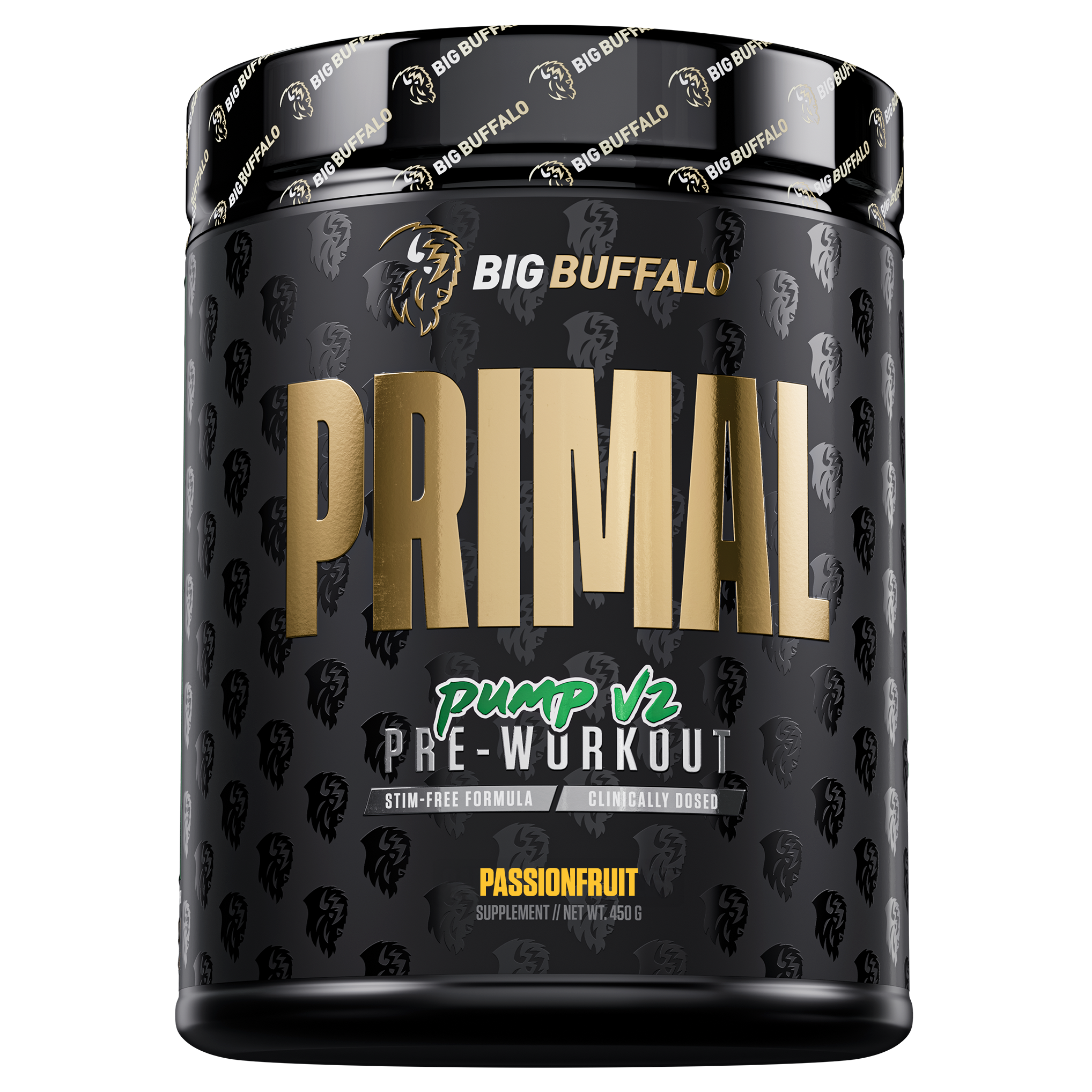 Big Buffalo Primal Pump V2 Pre-Workout - Passionfruit