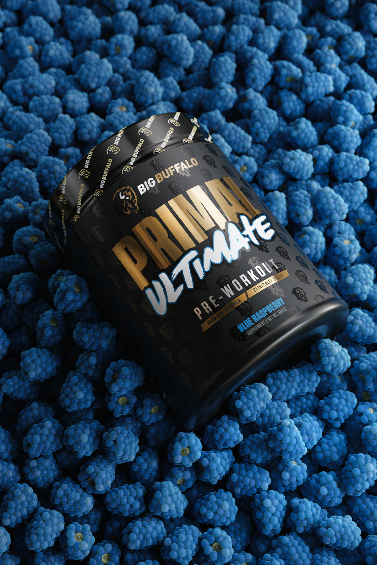 Big Buffalo Primal Ultimate Pre-Workout Blue Raspberry